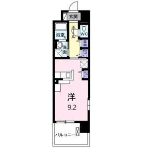 ワンルーム 間取り図