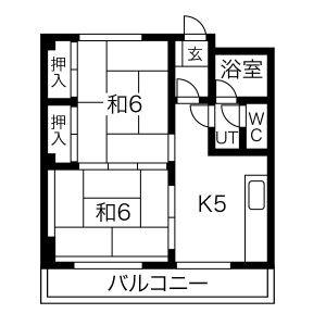 2K 間取り図