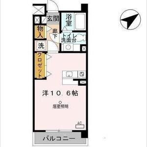 ワンルーム 間取り図