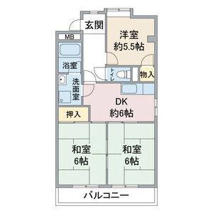 3DK 間取り図