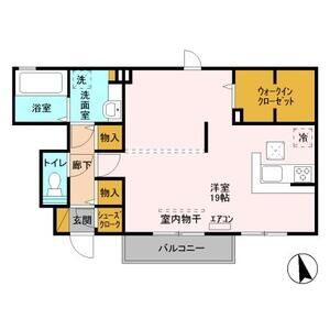 ワンルーム 間取り図