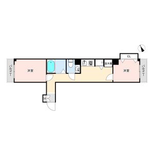 2K 間取り図