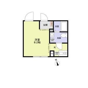 ワンルーム 間取り図