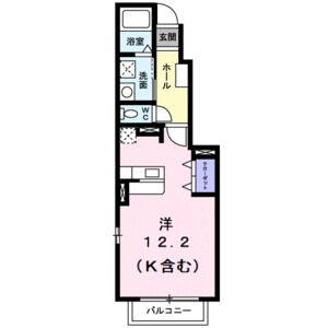 ワンルーム 間取り図
