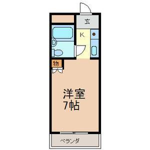 ワンルーム 間取り図