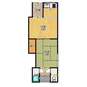 2K 間取り図