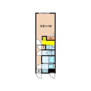 ワンルーム 間取り図