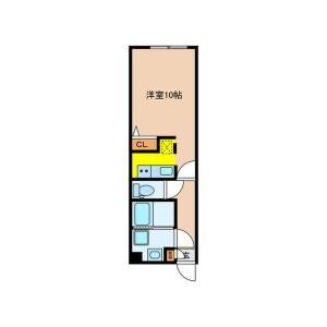 ワンルーム 間取り図