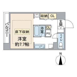 ワンルーム 間取り図