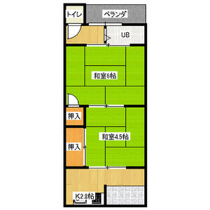 2K 間取り図