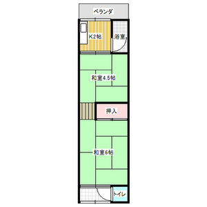 2K 間取り図
