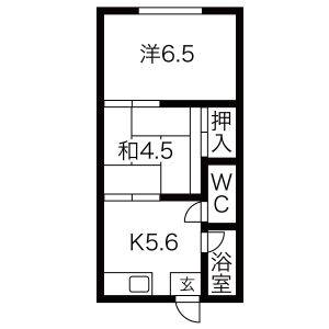 2K 間取り図