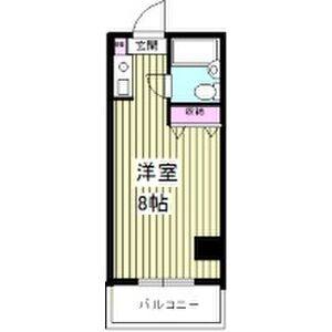 ワンルーム 間取り図