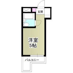 ワンルーム 間取り図