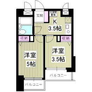 2K 間取り図