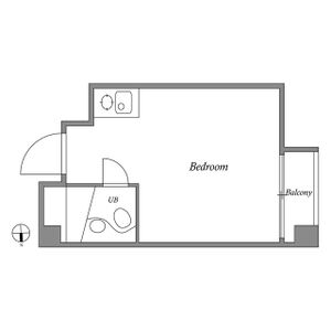 ワンルーム 間取り図