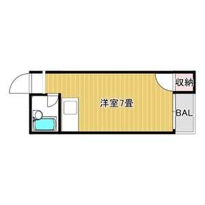 ワンルーム 間取り図