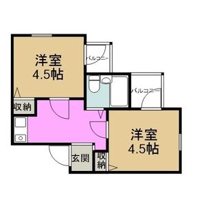 2K 間取り図