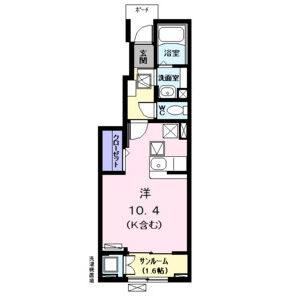 ワンルーム 間取り図