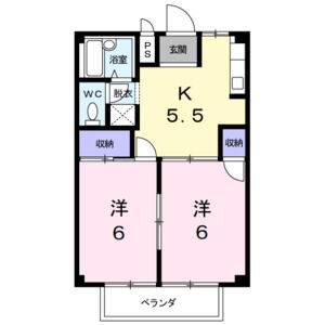 2K 間取り図