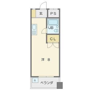 ワンルーム 間取り図