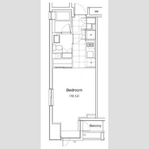 ワンルーム 間取り図