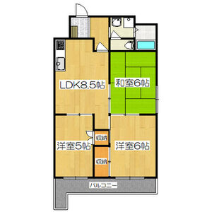 3LDK 間取り図