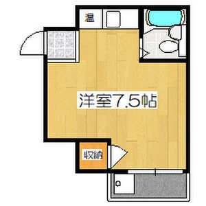 ワンルーム 間取り図
