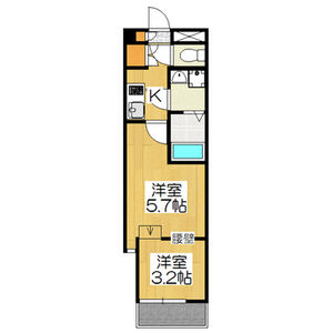 2K 間取り図