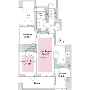 3LDK 間取り図