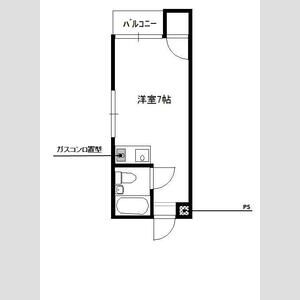 ワンルーム 間取り図