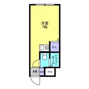 ワンルーム 間取り図