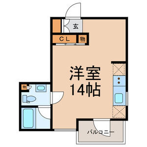 ワンルーム 間取り図