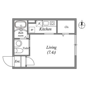 ワンルーム 間取り図