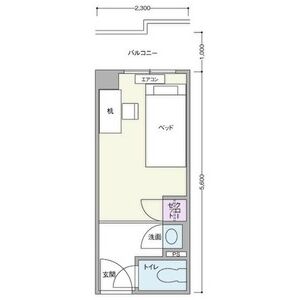 ワンルーム 間取り図