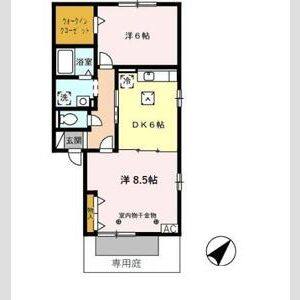 2DK 間取り図