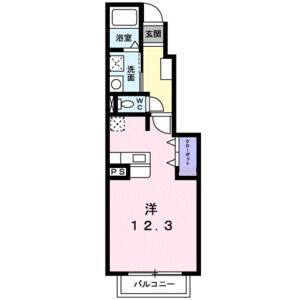 ワンルーム 間取り図