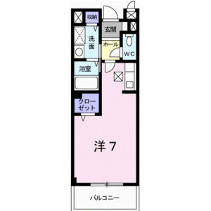 ワンルーム 間取り図