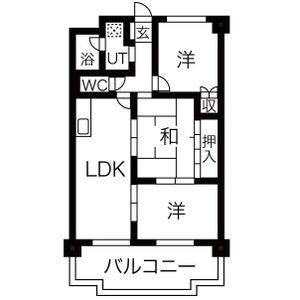 3LDK 間取り図