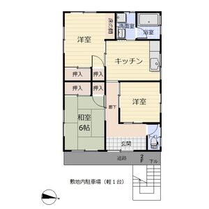 3DK 間取り図