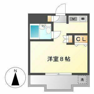 ワンルーム 間取り図