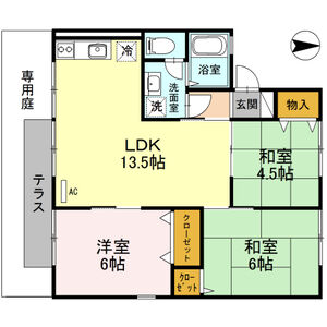 3LDK 間取り図