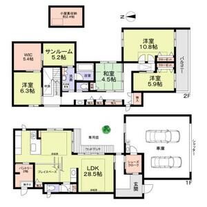 5LDK 間取り図