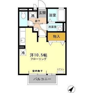 ワンルーム 間取り図