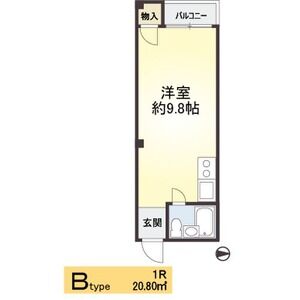 ワンルーム 間取り図