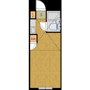 ワンルーム 間取り図