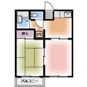 2K 間取り図