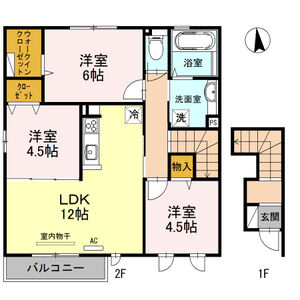 3LDK 間取り図