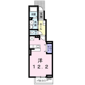 ワンルーム 間取り図
