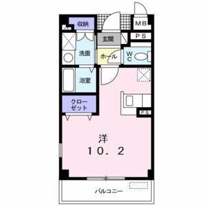 ワンルーム 間取り図